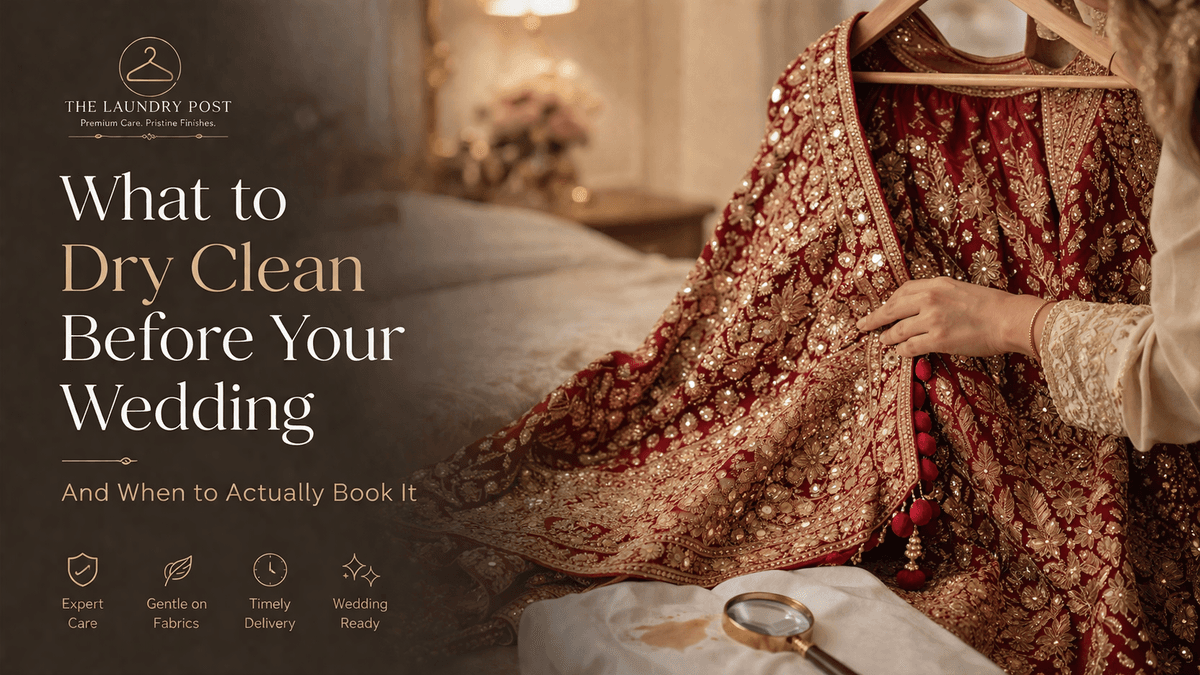 What to Dry Clean Before Your Wedding And When to Actually Book It