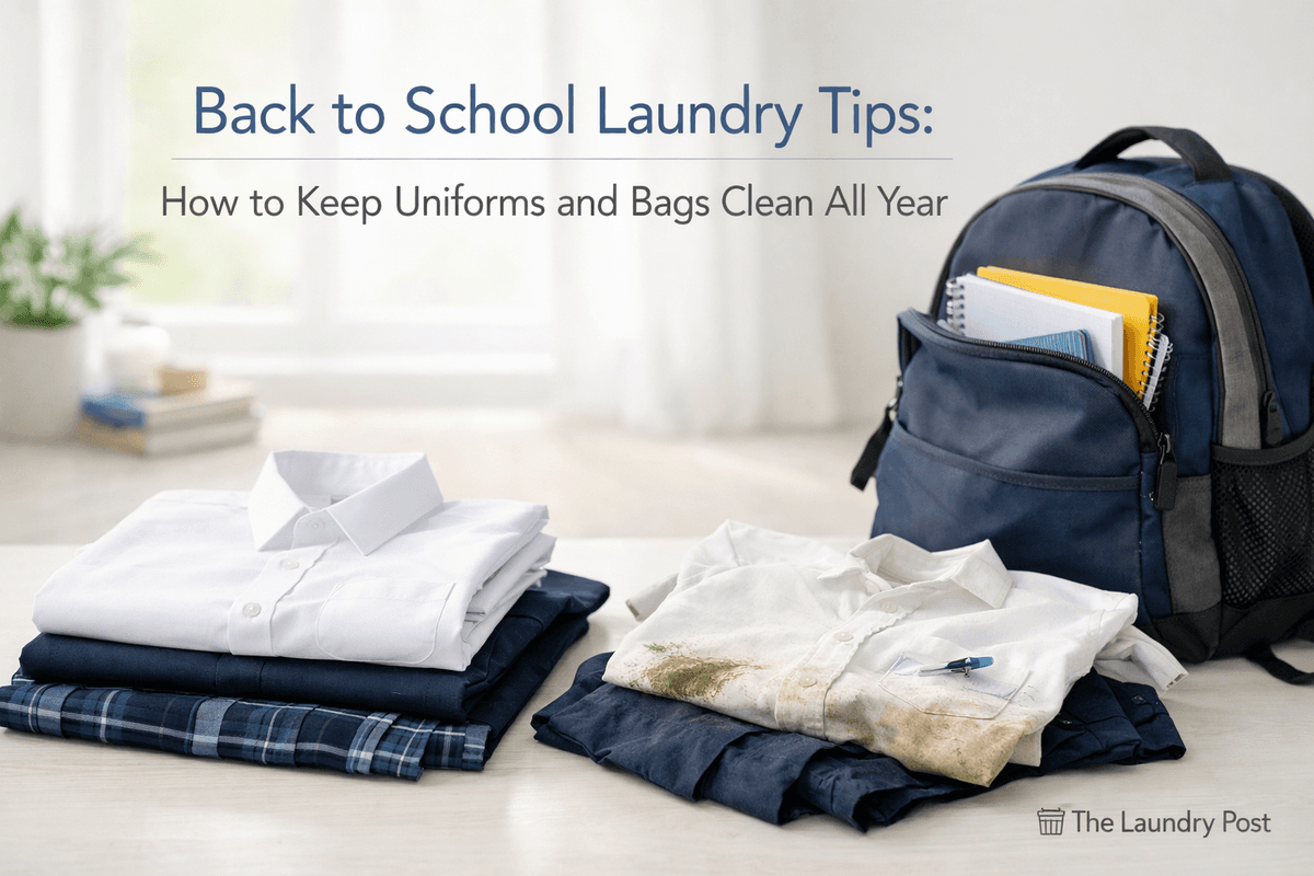 Back to School Laundry Tips: How to Keep Uniforms and Bags Clean All Year