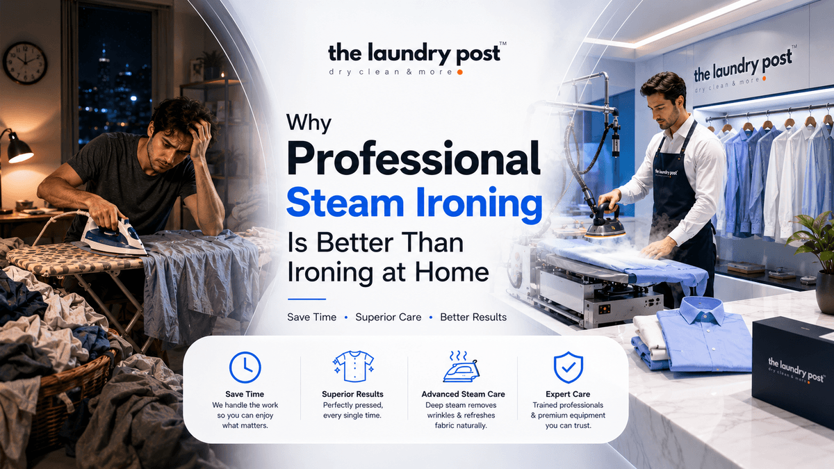 Why Professional Steam Ironing Is Better Than Ironing at Home