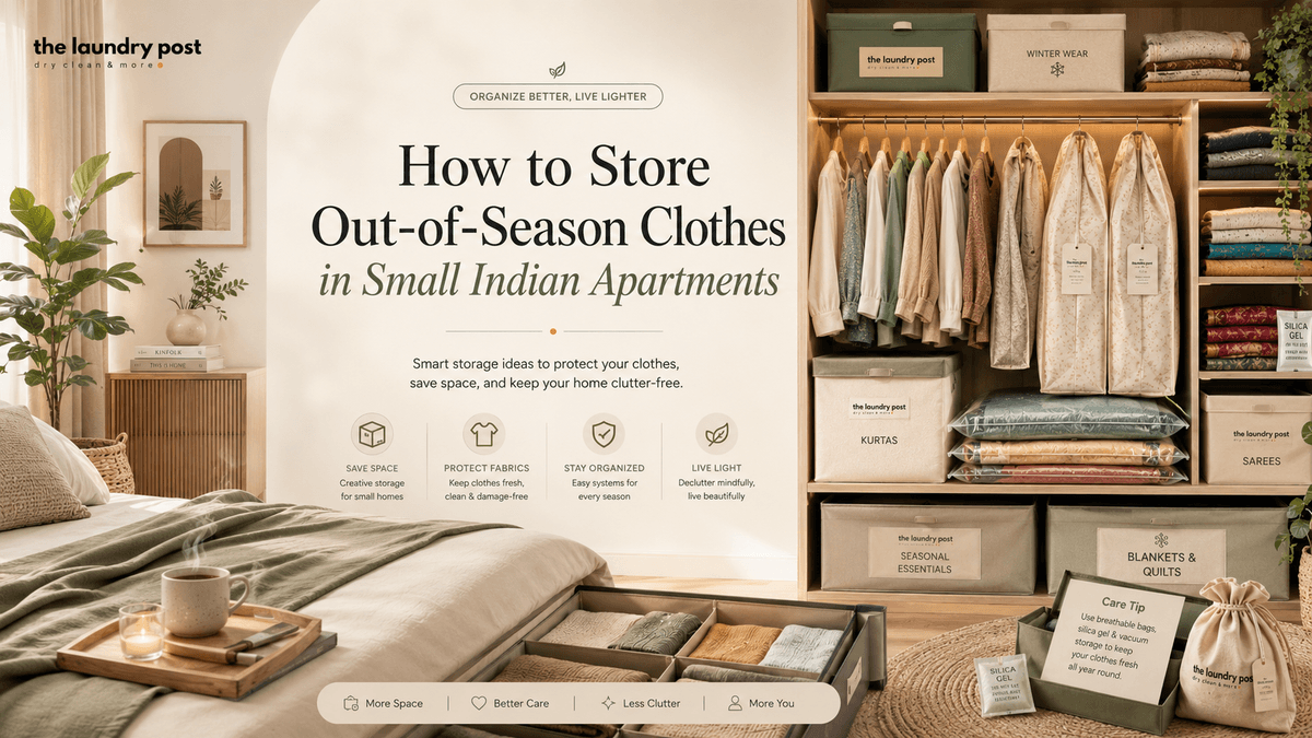 Best Way to Store Out of Season Clothes in Small Indian Apartments