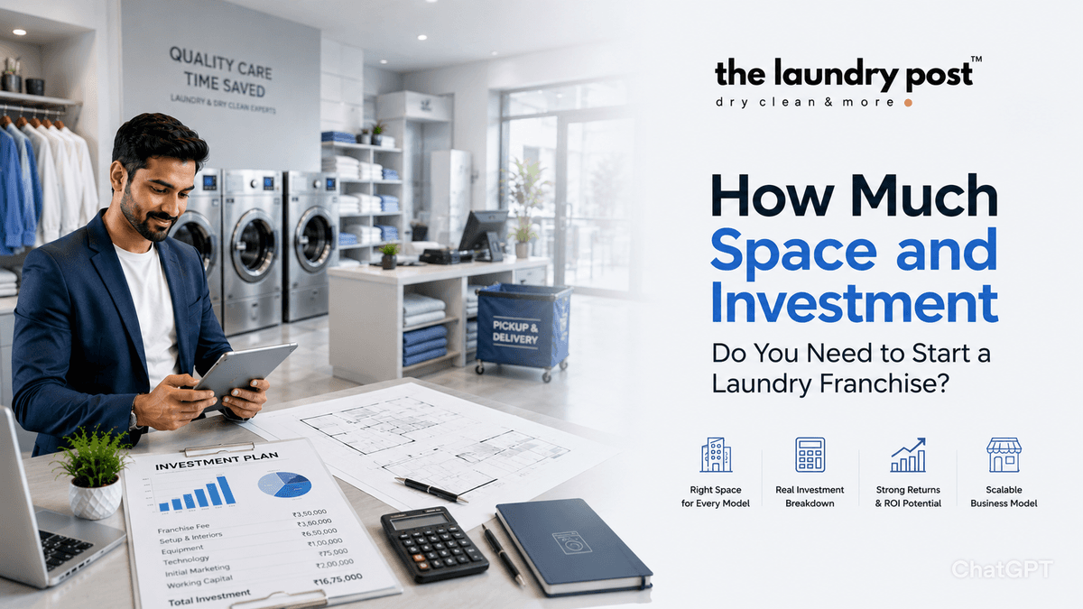 How Much Space and Investment Do You Need to Start a Laundry Franchise?